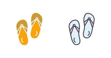 Slippers Icon Design vector