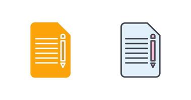 Edit Document Icon Design vector