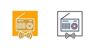 Radio Icon Design vector