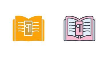 Paragraph Icon Design vector