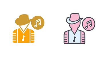 Musician Icon Design vector