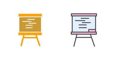 Whiteboard Icon Design vector