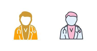 Male Doctor Icon Design vector