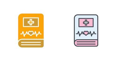 Medical Book Icon Design vector