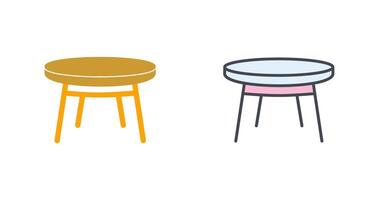 Small Table Icon Design vector