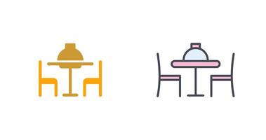 Dinner Table II Icon Design vector