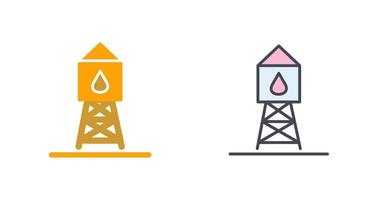 Water Tower Icon Design vector