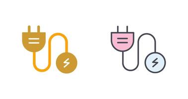 Electric Current Icon Design vector