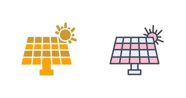 Solar Panel Icon Design vector