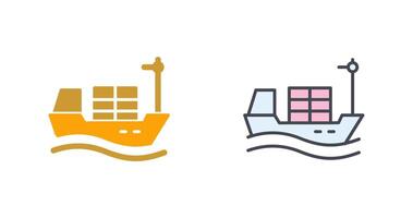 Cargo Ship I Icon Design vector