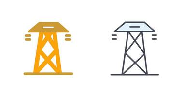 Power Line Icon Design vector