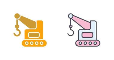 Lifter Crane Icon Design vector