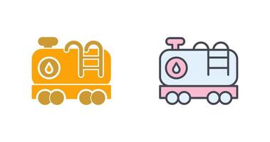 Tank Wagon Icon Design vector