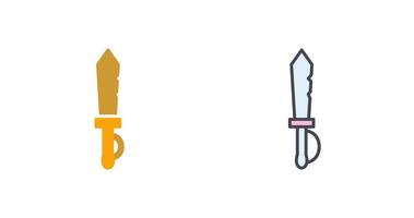 Pirate Sword Icon Design vector