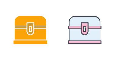 Treasure Chest II Icon Design vector