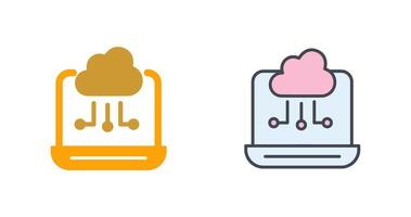 Cloud Computing Icon Design vector