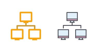 Computer Networks Icon Design vector