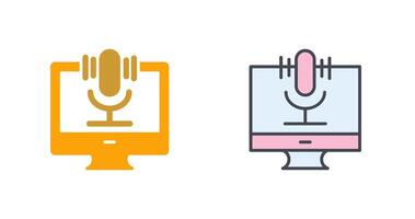 Voice Recorder Icon Design vector