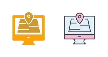 Map Icon Design vector