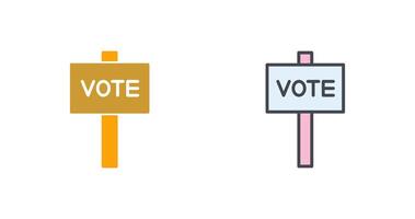 Vote Icon Design vector