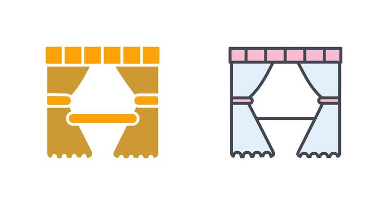Curtain Icon Design