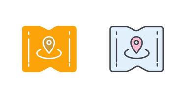 Map and Location Icon Design vector