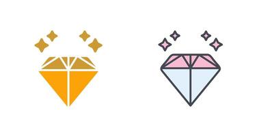 diseño de icono de diamante vector