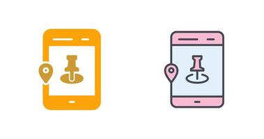 Pin Location Icon Design vector