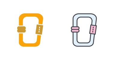 Carabiner Icon Design vector