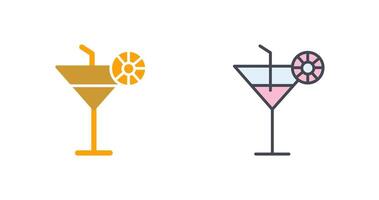 cóctel bebida icono diseño vector
