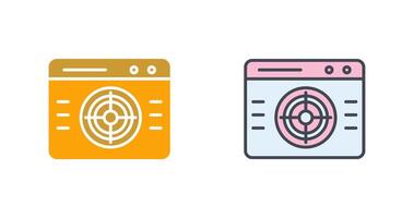 Target Icon Design vector