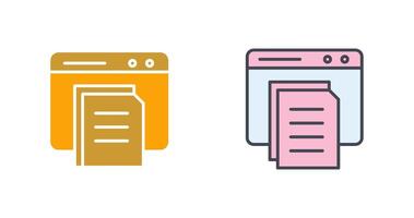 Document Icon Design vector