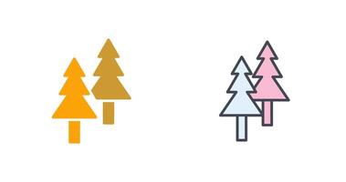 Pine Tree Icon Design vector