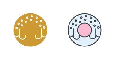 Doughnut Icon Design vector