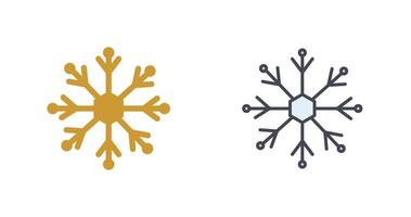 diseño de icono de copo de nieve vector