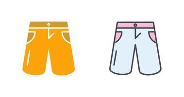 diseño de icono de pantalones cortos vector