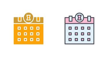 Scheduled Icon Design vector
