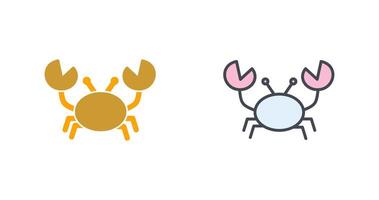 Crab Icon Design vector