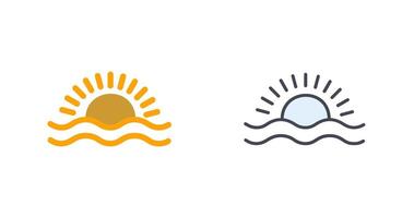 Sunrise Icon Design vector