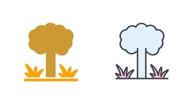 diseño de icono de árbol vector