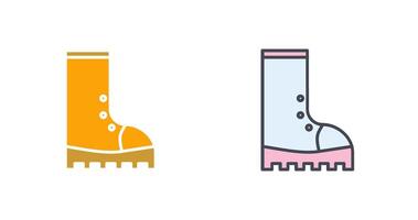 Boot Icon Design vector