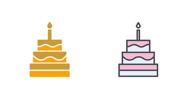 Cake Icon Design vector