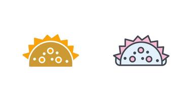 Tacos Icon Design vector