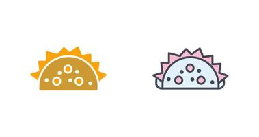 Tacos Icon Design vector