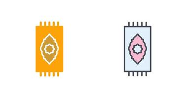 Prayer Rug Icon Design vector