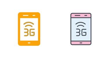 3G Icon Design vector