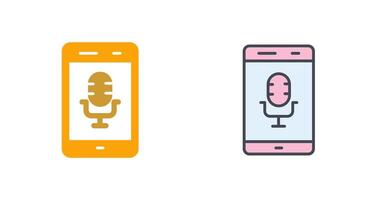 Mic Icon Design vector