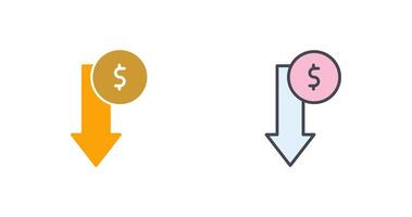 Loss Icon Design vector