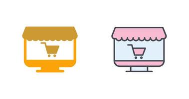 Online Store Icon Design vector