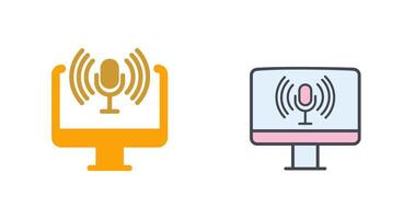 Podcast Icon Design vector